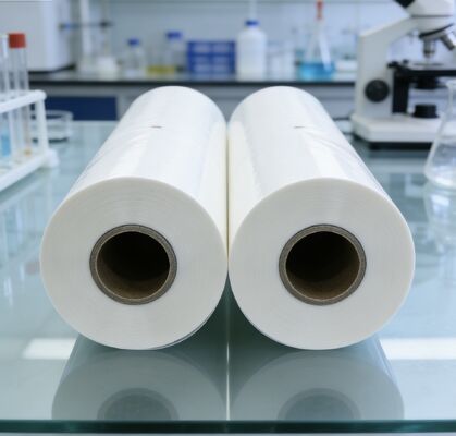 Серебряная металлическая металлизированная пленка ПЭТ с высокой прозрачностью и прочностью, устойчивая ко многим химикатам и растворителям