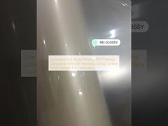Ламинирование для цифровой печати ПЭТ термоламинационной пленкой, мягкая/твердая, глянцевая поверхность, подходит для ламинирования